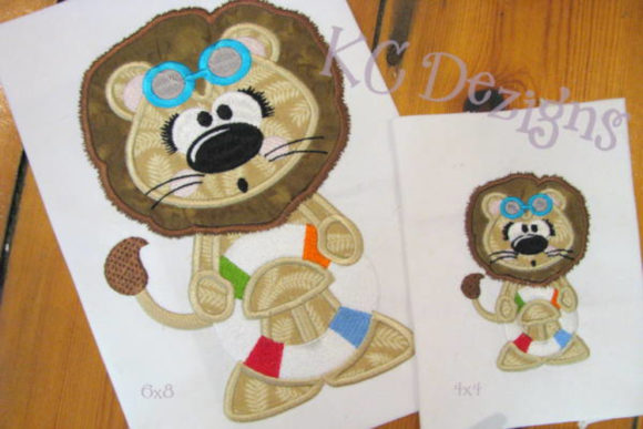 Beach Lion 01 Applique Design Review