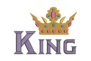 King Crown Embroidery Design Review for Small Business Merch