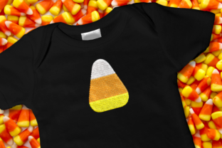 Mini Candy Corn: A Sweet Embroidery Gem