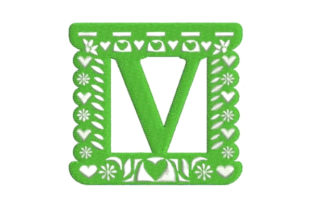 Papel Picado Alphabet V: A Festive Embroidery Review