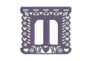 Reviewing Papel Picado Alphabet T for Embroidery