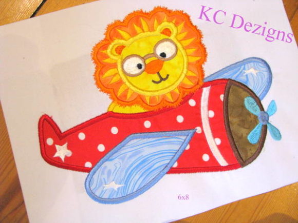 Safari Pilot Lion Applique Design Review