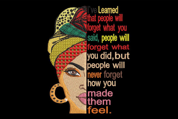 Woman Face and a Wise Quote